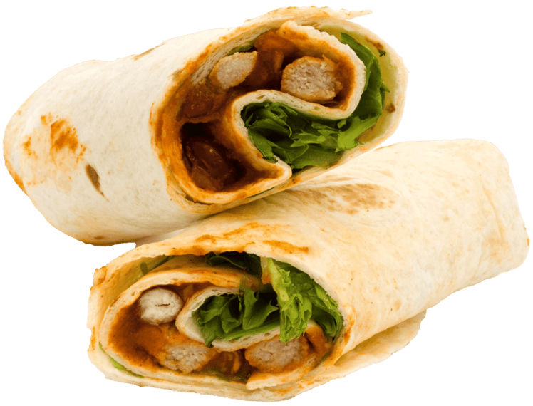 Order our Delicious BBQ Chicken Wraps from Burger Plus